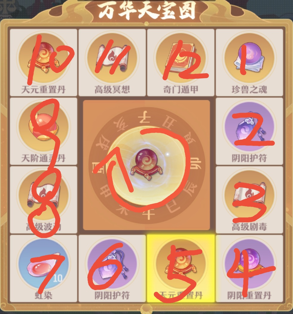 《长安幻想》万华天宝图抽奖规律技巧分享
