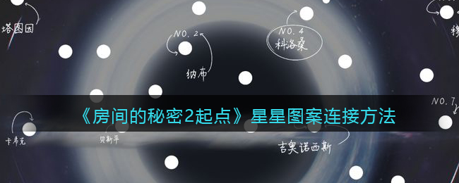 《房间的秘密2起点》星星图案连接方法(房间的秘密2火柴怎么用)