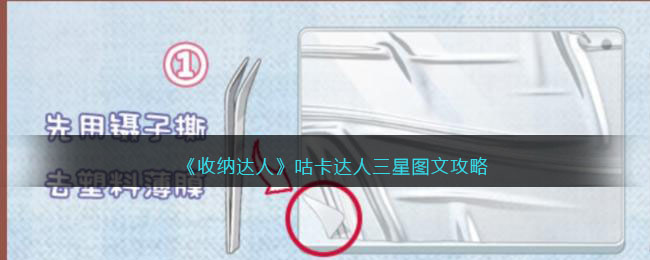 《收纳达人》咕卡达人三星图文攻略(收纳达人的家图片)