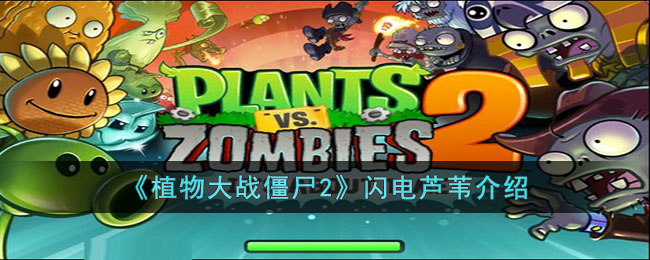 《植物大战僵尸2》闪电芦苇介绍(植物大战僵尸2闪电芦苇厉害吗)