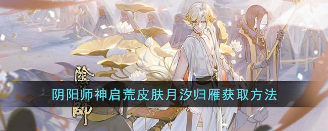 《阴阳师》神启荒皮肤月汐归雁获取方法(阴阳师浮梦之镜技能)