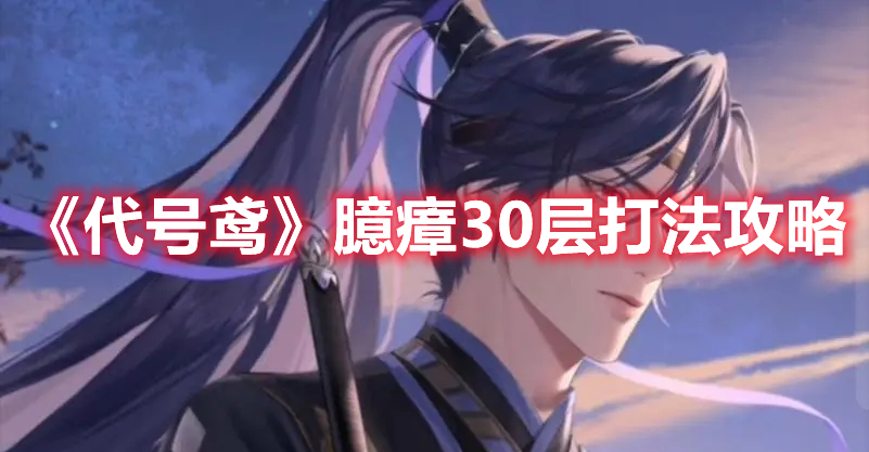 《代号鸢》臆瘴30层打法攻略(代号鸢兰楼30层攻略)