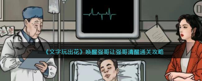 《文字玩出花》唤醒强哥让强哥清醒通关攻略(文字找茬王帮强哥凑齐彩礼)