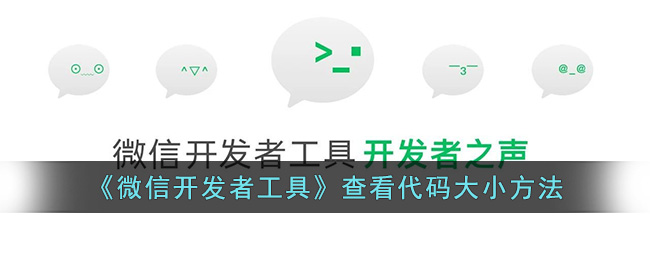 《微信开发者工具》查看代码大小方法(微信开发者工具开发)