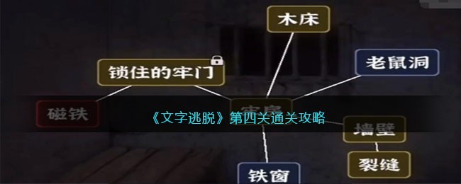 《文字逃脱》第四关通关攻略(文字逃脱过关攻略)