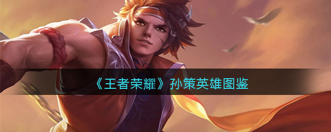 《王者荣耀》孙策英雄图鉴(王者荣耀孙策英雄图片)