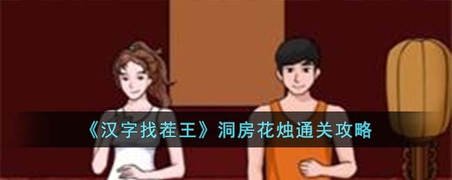 《汉字找茬王》洞房花烛通关攻略(《汉字找茬王》洞房花烛通关攻略)