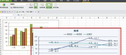 怎样制作折线图两个纵向坐标轴