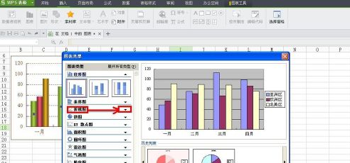 怎样制作折线图两个纵向坐标轴