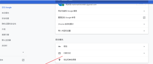 谷歌浏览器怎样设置付款方式信息