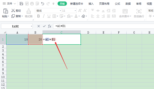 excel乘法公式怎么用不了