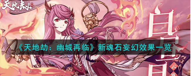 天地劫幽城再临魂石属性搭配