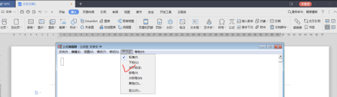 如何在WPS2019中编辑公式