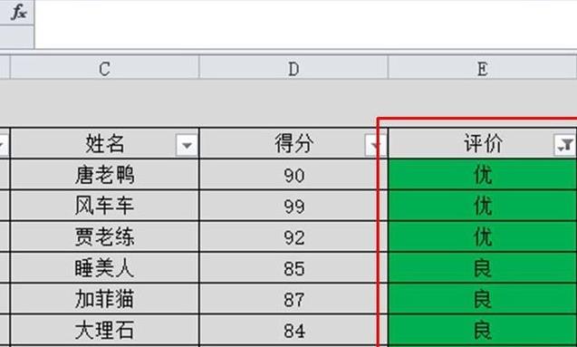 Excel过滤功能的使用方法