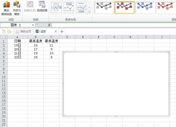 如何使用excel制作折线图