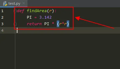 python计算圆的面积代码