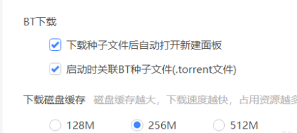 迅雷下载的缓存设置