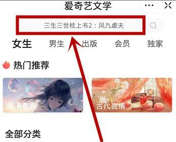 爱奇艺文学怎么看小说简介