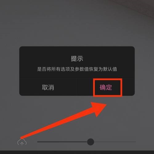 一甜相机怎么恢复默认设置