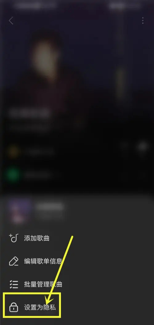 汽水音乐怎么设置歌单仅自己可见呢