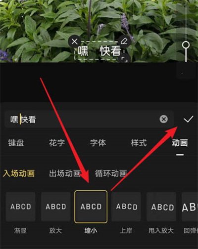 快影怎么做字幕动画