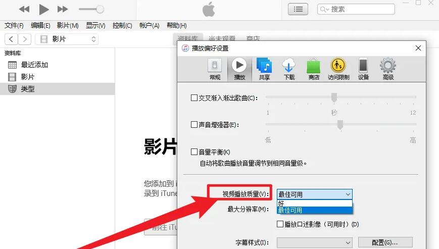 itunes这台电脑不支持视频播放闪退