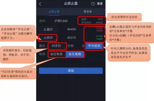 博易大师手机版设置止盈止损