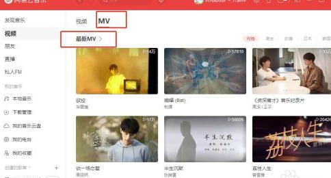 网易云音乐怎么看mv电脑版