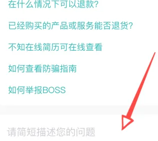 boss直聘怎么联系在线客服电话