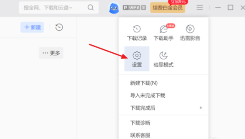 迅雷11如何设置不使用服务器下载