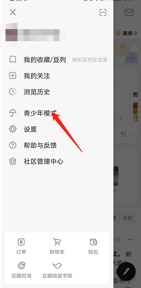 豆瓣青少年模式在哪里打开