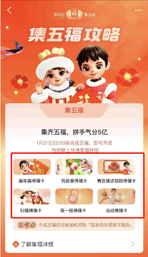 支付宝2022年集五福什么时候开始