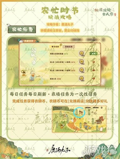 桃源深处有人家农忙时节怎么玩