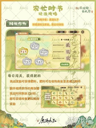 桃源深处有人家农忙时节怎么玩