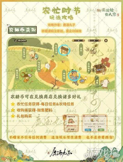 桃源深处有人家农忙时节怎么玩