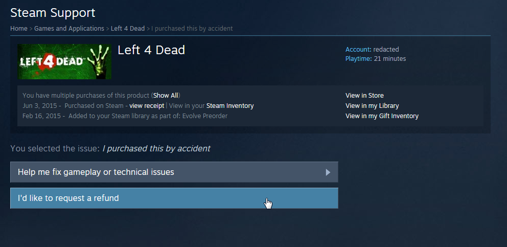 steam怎么申请退款dlc