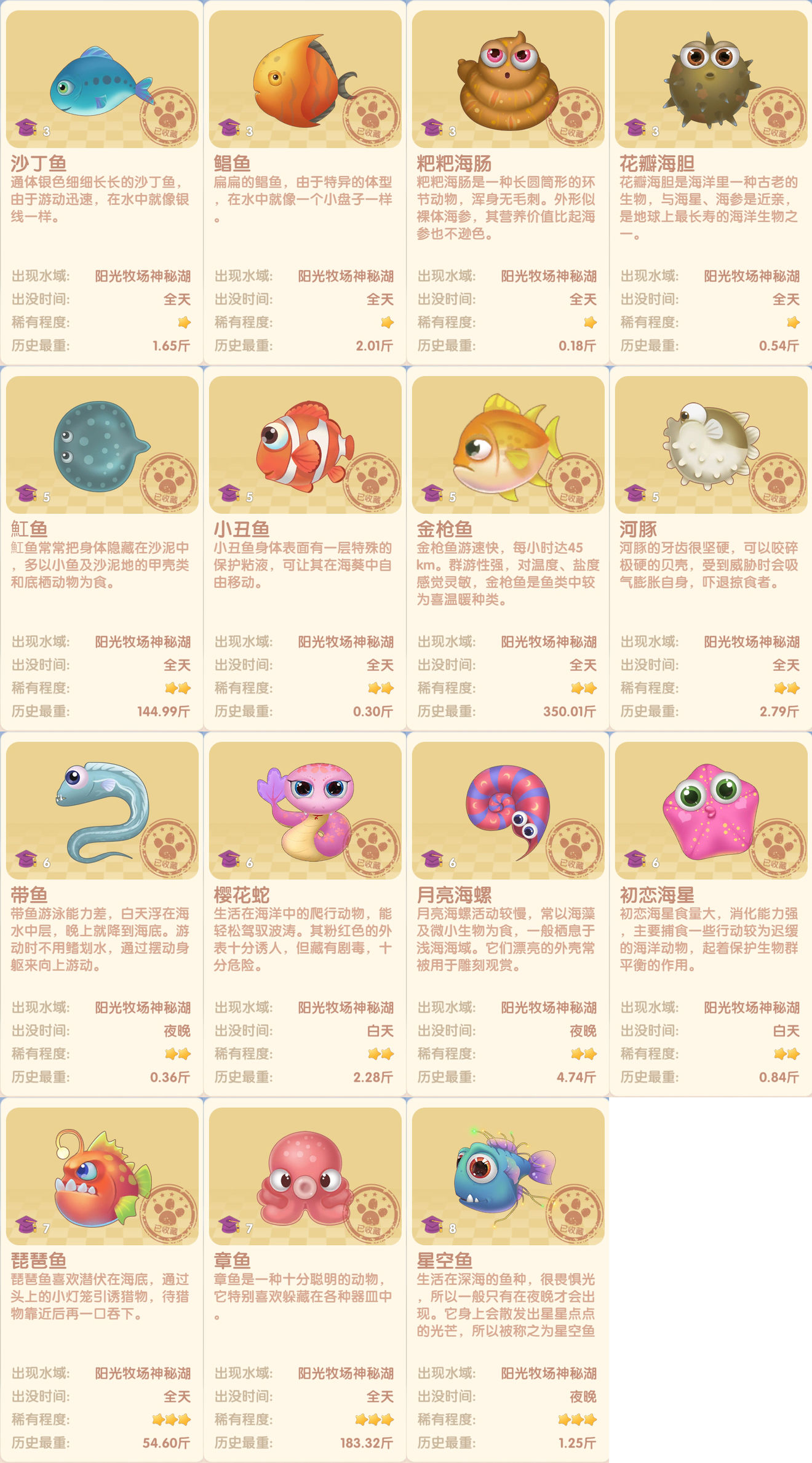 摩尔庄园玻璃鱼垂钓位置介绍