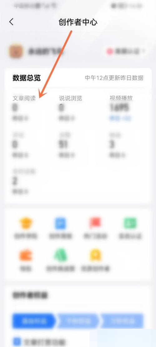 美篇作品数据怎么查看的