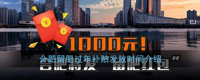 合肥留肥过年补贴发放时间介绍(合肥过年留守补贴政策)