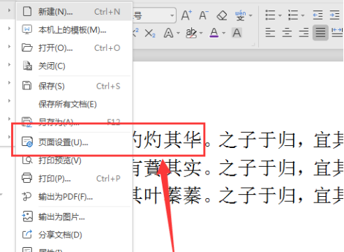 wps文字怎么调整页面布局